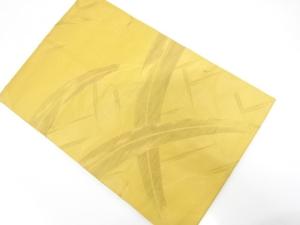 未使用品　芝草に桧扇模様織り出し　名古屋帯